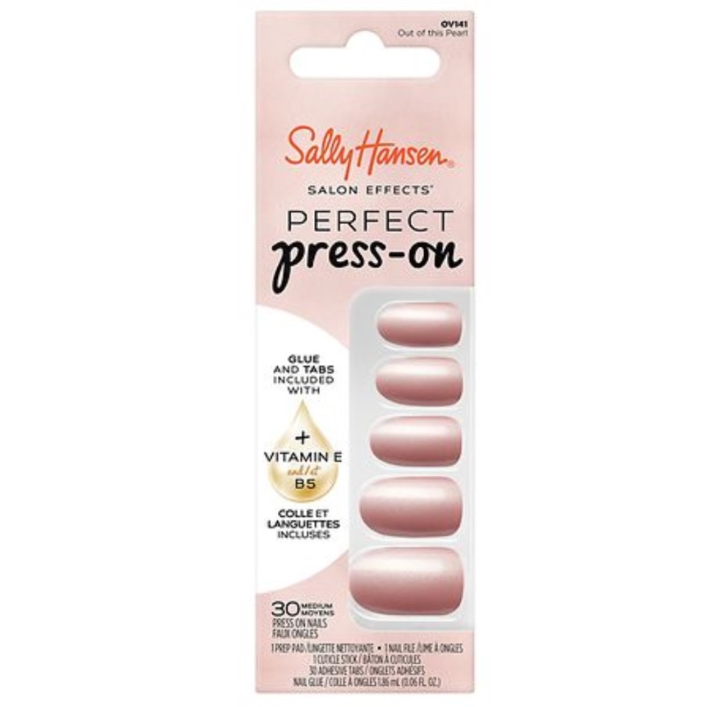 2packs Sally Hansen Perfect Press-On Oval Nails  - Pink